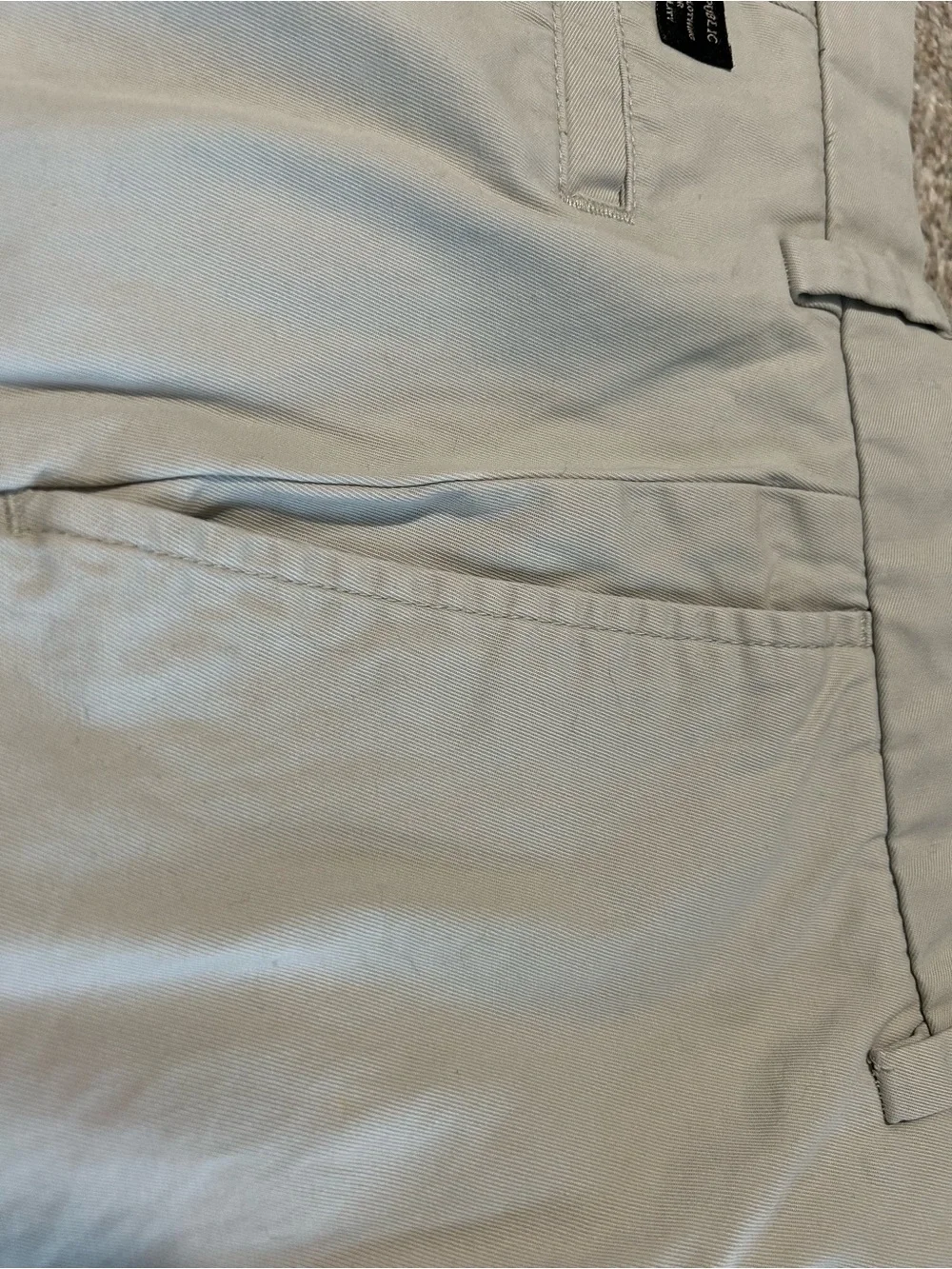 Banana Republic Stone/Tan Chino Dress Pants